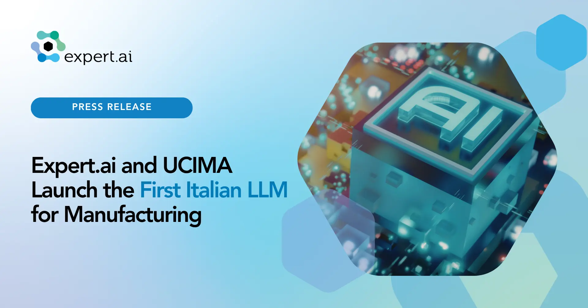 Expert.ai and UCIMA Launch the First Italian LLM for Manufacturing